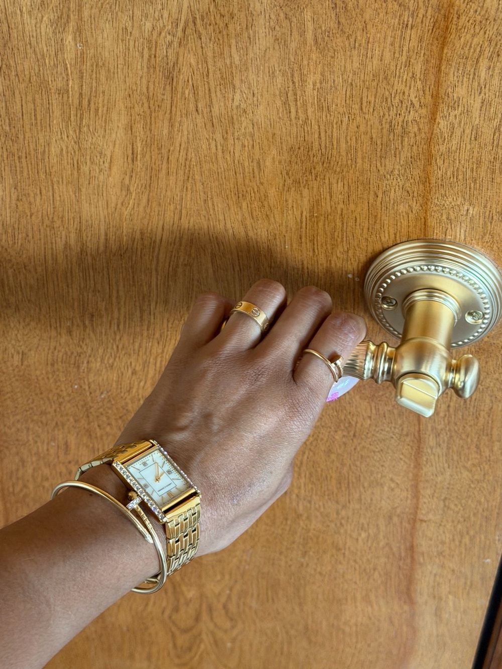Gold Women’s Bracelet Watch - Elegant Gold Tone